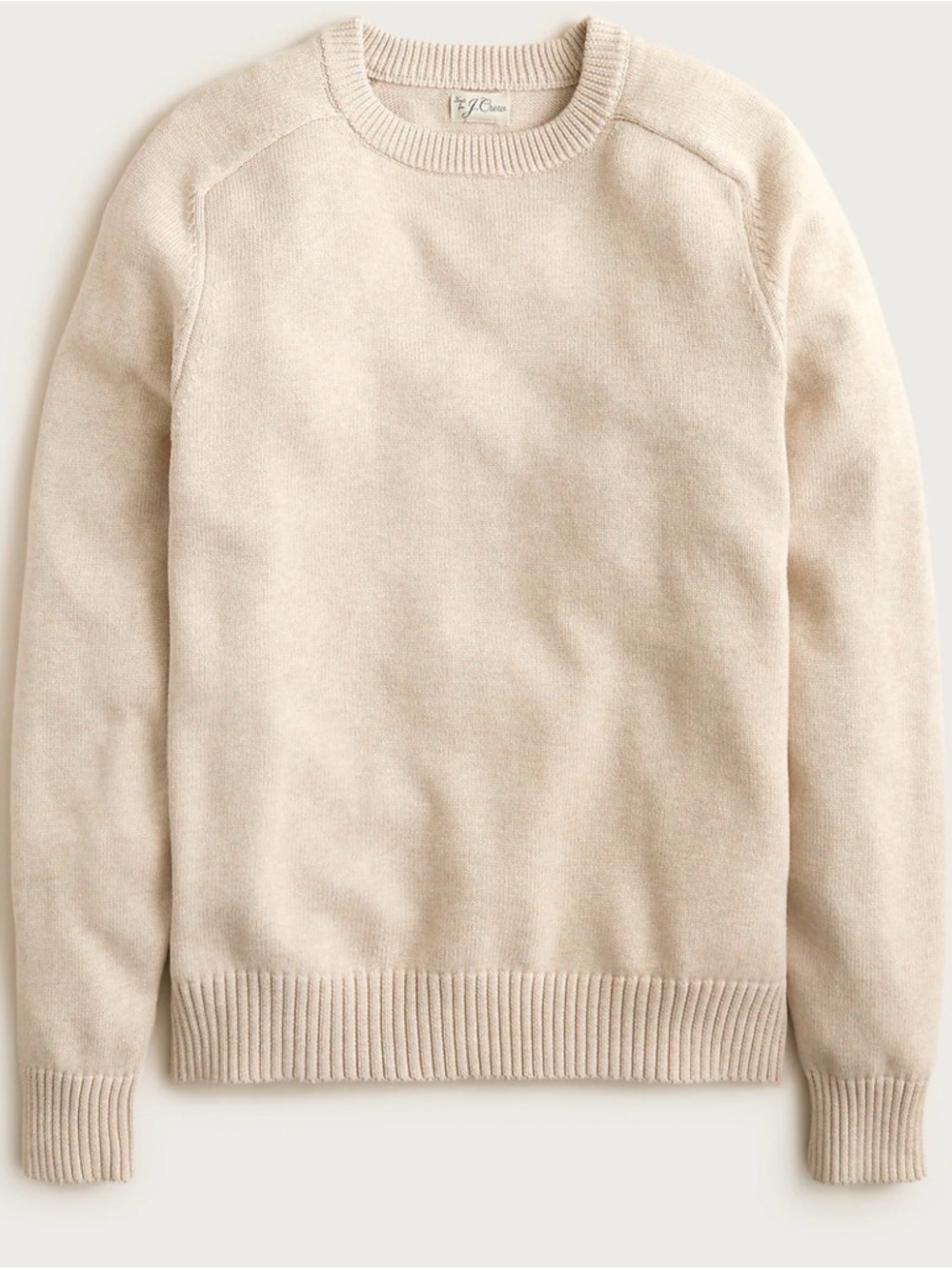 J. Crew Men’s Heritage cotton crewneck sweater